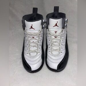 jordan 12 retro white dark grey size 4.5